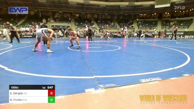 135 lbs Consi Of 8 #1 - Kolbe Bargas, Vinita vs Kale Fruits, Bristow Youth Wrestling