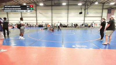 85 lbs Rr Rnd 3 - Nathan Hernandez, NC Blue - MS vs Douglas McGovern, Iron Faith - MS