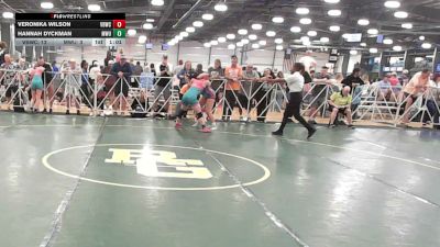 120 lbs Rr Rnd 2 - Veronika Wilson, Valebound Wrestling Club - HSG vs Hannah Dyckman, MetroWest United Pink - HSG