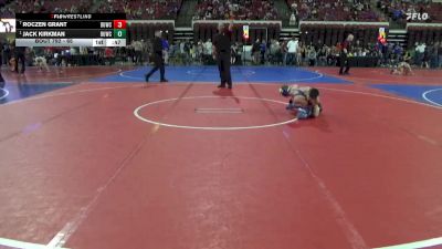 65 lbs Cons. Round 3 - Jack Kirkman, Heights Wrestling Club vs Roczen Grant, Team Champs