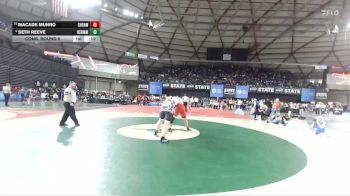 Boys 3A 285 lbs Cons. Round 6 - Seth Reeve, Hermiston vs Macade Munro, Cheney