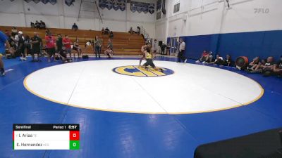 144 lbs Semifinal - Ivan Arias, The Empire vs Emiliano Hernandez, Hesperia