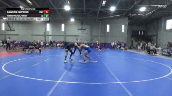 157 Silver Champ. Round 1 - Antione Gilford, Augustana (IL) vs Dawson Klefstad, Wisconsin-Platteville