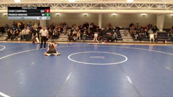 126 lbs Round 1 (16 Team) - Franco Benitez, Millard West vs Cash Campbell, Sedgwick County/Fleming