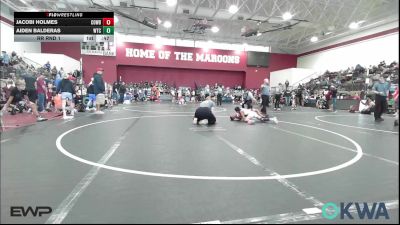 75-83 lbs Rr Rnd 1 - Jacobi Holmes, Cowboy Wrestling Club vs Aiden Balderas, Wichita Training Center