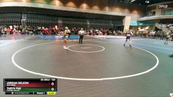 120 lbs Quarterfinal - Taryn Pak, Castro Valley vs Jordan DeLeon, Oak Ridge