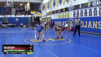 145 lbs Cons. Round 3 - Ava Heckman, WESTERVILLE NORTH vs Graceanne Strausbaugh, FINDLAY