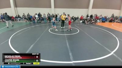 110-115 lbs Round 1 - Cooper Roark, Spartan Mat Club vs Nicholas Fiegel, Grapevine Wrestling Club