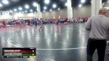 106 lbs Finals (2 Team) - Mohamed Mohamed, Capitian Nebraska (A Team) vs Alexander Moody, Carolina Exteme Blue