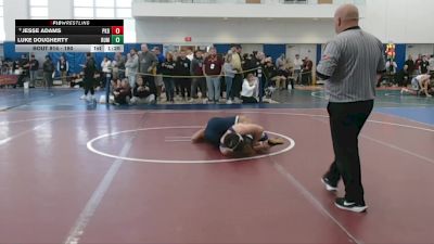 190 lbs Champ. Round 2 - Jesse Adams, Parkersburg South vs Luke Dougherty, Rumson-Fair Haven Regional