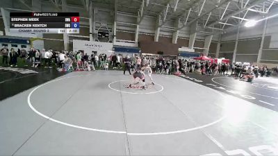 144 lbs Champ. Round 2 - Stephen Meek, Sanderson Wrestling Academy vs Bracken Kentch, Syracuse Wrestling Club
