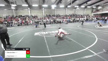 102 lbs Quarterfinal - Tomas Benavides, No Team vs Justice Espinoza, Central Grand Junction