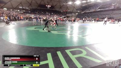 3A 113 lbs 7th Place Match - Amadis Sang, University vs Aven Andersen, Stanwood