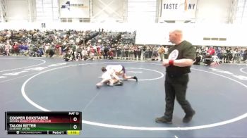160 lbs Champ. Round 2 - Talon Ritter, Club Not Listed vs Cooper Doxstader, Golden Knights Wrestling Club