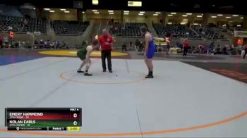 195 lbs Round 3 (4 Team) - Nolan Earls, 2/1A Colton vs Emery Hammond, 2/1A Crane