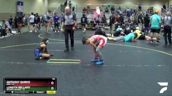70 lbs Finals (8 Team) - Anthony Quiroz, RWA vs Londyn Bellamy, Belding Orange