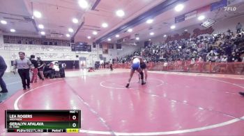135 lbs Cons. Round 2 - Lea Rogers, Westview vs Geralyn Afalava, El Toro