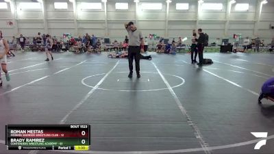 84 lbs 5th Place Match - Roman Mestas, Modern Warrior Wrestling Club vs Brady Ramirez, Contenders Wrestling Academy