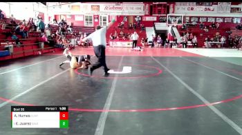 120 lbs Quarterfinal - Eliana Juarez, Galesburg (H.S.) vs Ariana Humes, Clinton