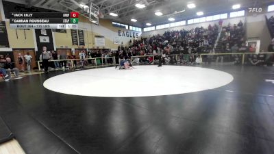 175 lbs Semifinal - Jack Lilly, Fairfield Prep vs Damian Rousseau, Staples