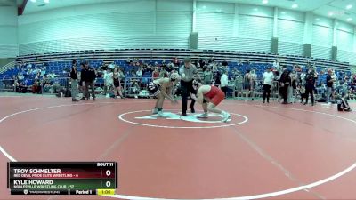 150 lbs Round 4 (6 Team) - Kyle Howard, Noblesville Wrestling Club vs Troy Schmelter, Red Devil Pride Elite Wrestling