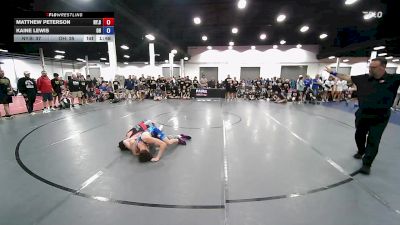 132 lbs Matthew Peterson, New York Blue vs Kaine Lewis, Ohio