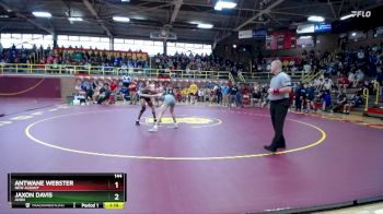 144 lbs Champ. Round 1 - Jaxon Davis, Avon vs Antwane Webster, New Albany