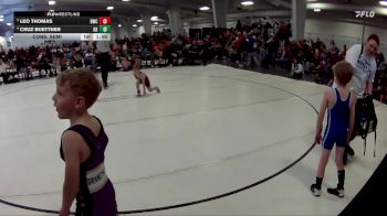 22 lbs Cons. Semi - Cruz Buettner, GI Grapplers vs Leo Thomas, Beatrice Wrestling Club