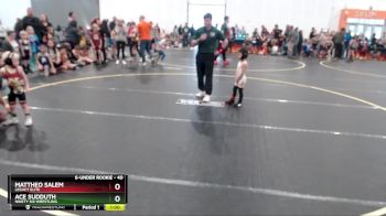 40 lbs Quarterfinal - Mattheo Salem, Legacy Elite vs Ace Sudduth, Ninety Six Wrestling