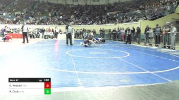 123 lbs Round Of 64 - Gage Kessler, Putnam City North vs Rustyn Cook, El Reno