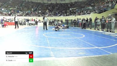 123 lbs Round Of 64 - Gage Kessler, Putnam City North vs Rustyn Cook, El Reno