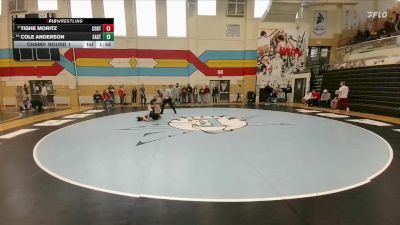 120 lbs Champ. Round 1 - Tighe Moritz, Central vs Cole Anderson, Cheyenne East
