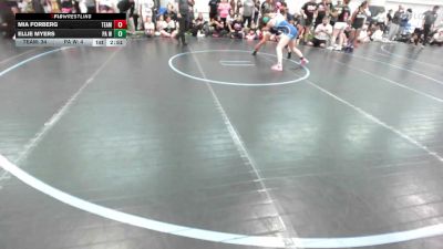 108 lbs Round Robin 1 - Mia Forberg, Team Ohio - G vs Ellie Myers, PA West Yellow - G
