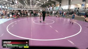 49 lbs Cons. Semi - John Mack, Rise Wrestling vs Dax Winger, Randall Youth Wrestling Club