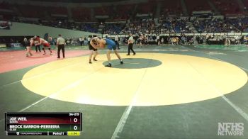 3A-215 lbs Semifinal - Joe Weil, Burns vs Brock Barron-Perreira, Glide