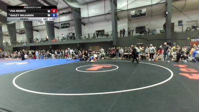 16U Girls FS - 115 lbs Semis - Eva Reinitz, WA vs Kailey Balajadia, WA