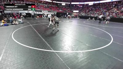 175 lbs Quarters - Brennan Ott, Verona vs Paiton Norrington, Brown Deer/Mess./Shore.