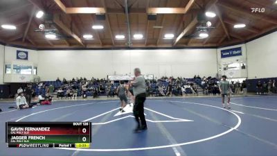 149 lbs 1st Place Match - Jagger French, Cal Poly SLO vs Gavin Fernandez, Cal Poly SLO