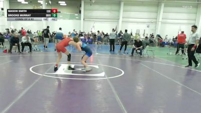 94 lbs Consi Of 8 #2 - Mason Smith, Essex Junction vs Brooke Murray, Doughboys WC