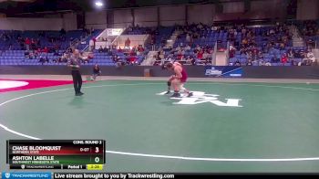 165 lbs Cons. Round 2 - Chase Bloomquist, Northern State vs Ashton Labelle, Southwest Minnesota State