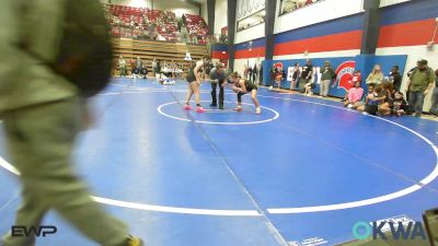 110 lbs Rr Rnd 2 - Millie Rumsey, Pawhuska Elks Takedown vs Mason Sparks, Muskogee Rougher Youth Wrestling