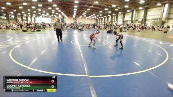 60 lbs Rd# 9- 2:15pm Saturday Final Pool - Cooper Cerefice, Nauman Green vs Weston Gibson, Ranger Wrestling Club