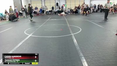 110 lbs Round 3 (8 Team) - Thomas Potsko, Mat Assassins Red vs Caiden Hargrove, Warhawks