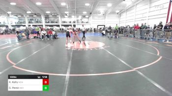 100 lbs Round Of 16 - Keagan Kelly, Mcwc vs Gabriel Perez, Smitty's Wrestling Barn