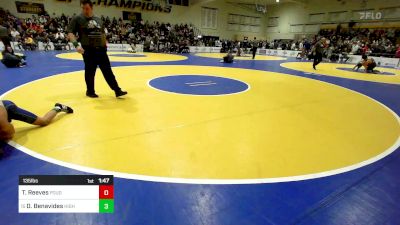 135 lbs Round Of 32 - Ty Reeves, Poudre (CO) vs Daniel Benavides, Highland-Bakersfield