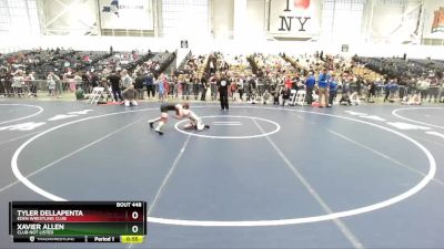 75 lbs Cons. Round 2 - Tyler DellaPenta, Eden Wrestling Club vs Xavier Allen, Club Not Listed