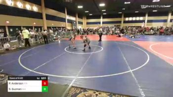 116 lbs Consi Of 8 #2 - Presley Anderson, Titan Mercury WC vs Savannah Guzman, Silverback WC