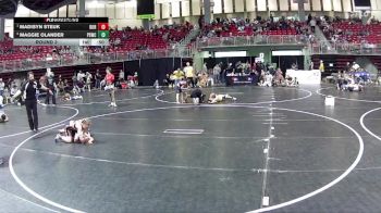 76-83 lbs Round 3 - Madisyn Steuk, Dorchester vs Maggie Olander, Ponca Spears Wrestling Club