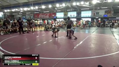 50 lbs Round 7 (10 Team) - Noah Curbelo, The Untouchables Purple vs Justice Sherman, Pace WC