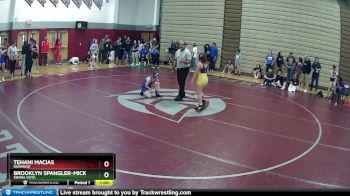 115 lbs Cons. Round 1 - Tehani Macias, Durango vs Brooklyn Spangler-Mickalson, Sierra Vista